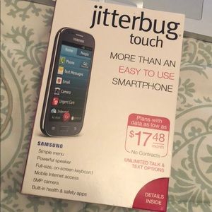 Jitterbug touch. easy to use smartphone.